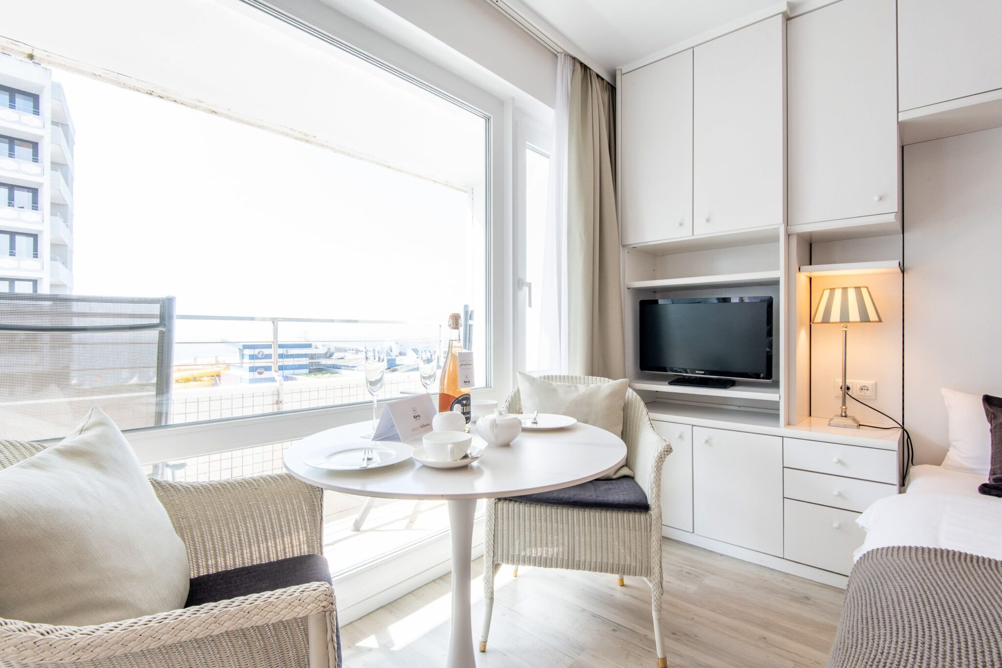 Esstisch in Ferienwohnung auf Sylt