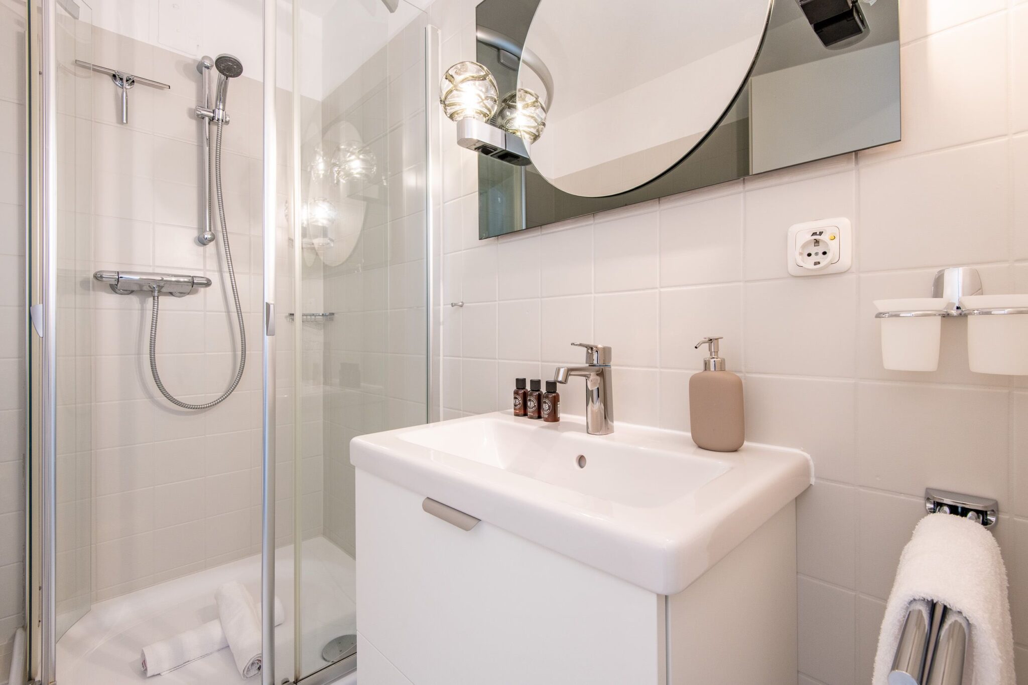 Badezimmer in Ferienwohnung auf Sylt