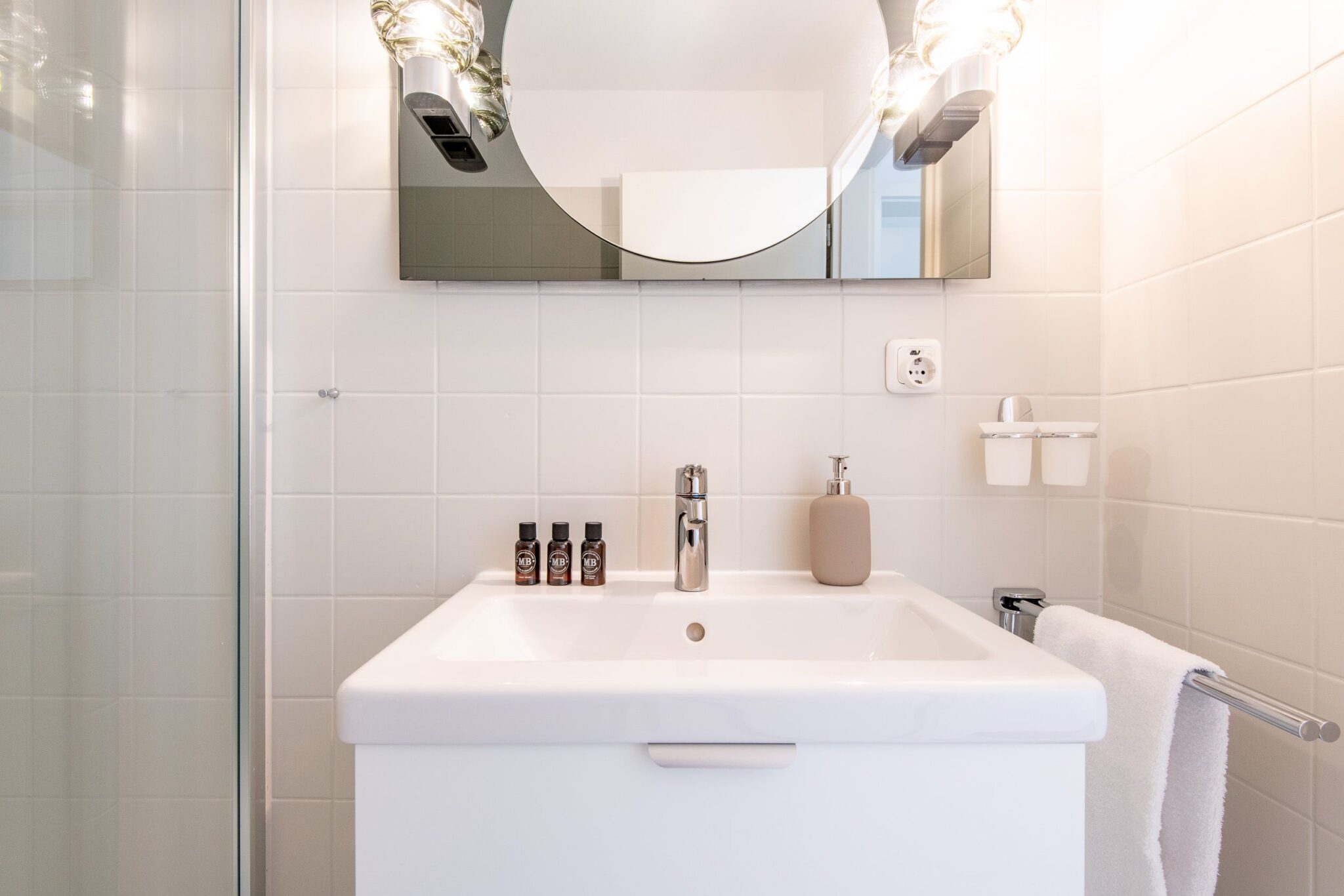Waschbecken in Ferienwohnung auf Sylt