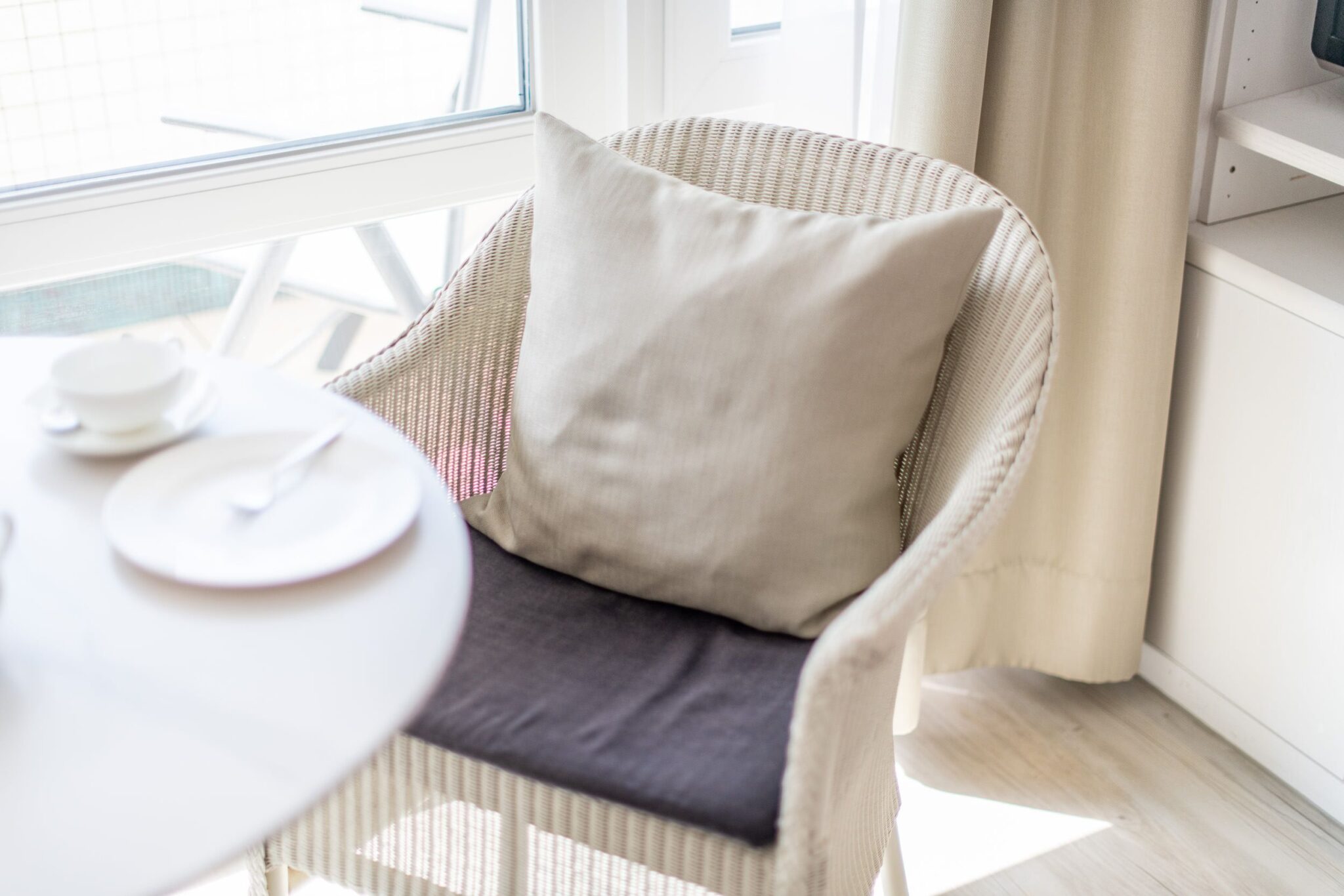 Stuhl in Ferienwohnung auf Sylt