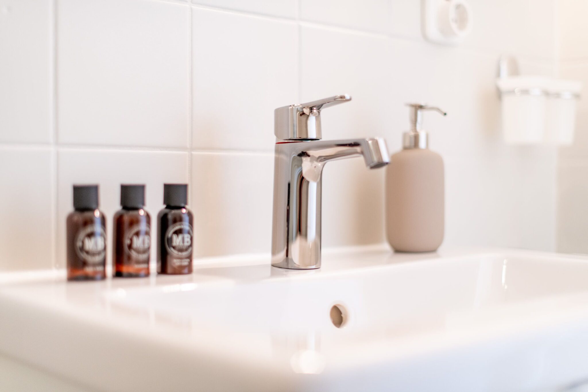 Waschbecken in Ferienwohnung auf Sylt