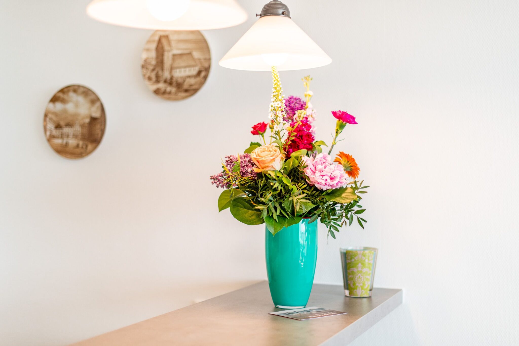 Blumen in Ferienwohnung auf Sylt