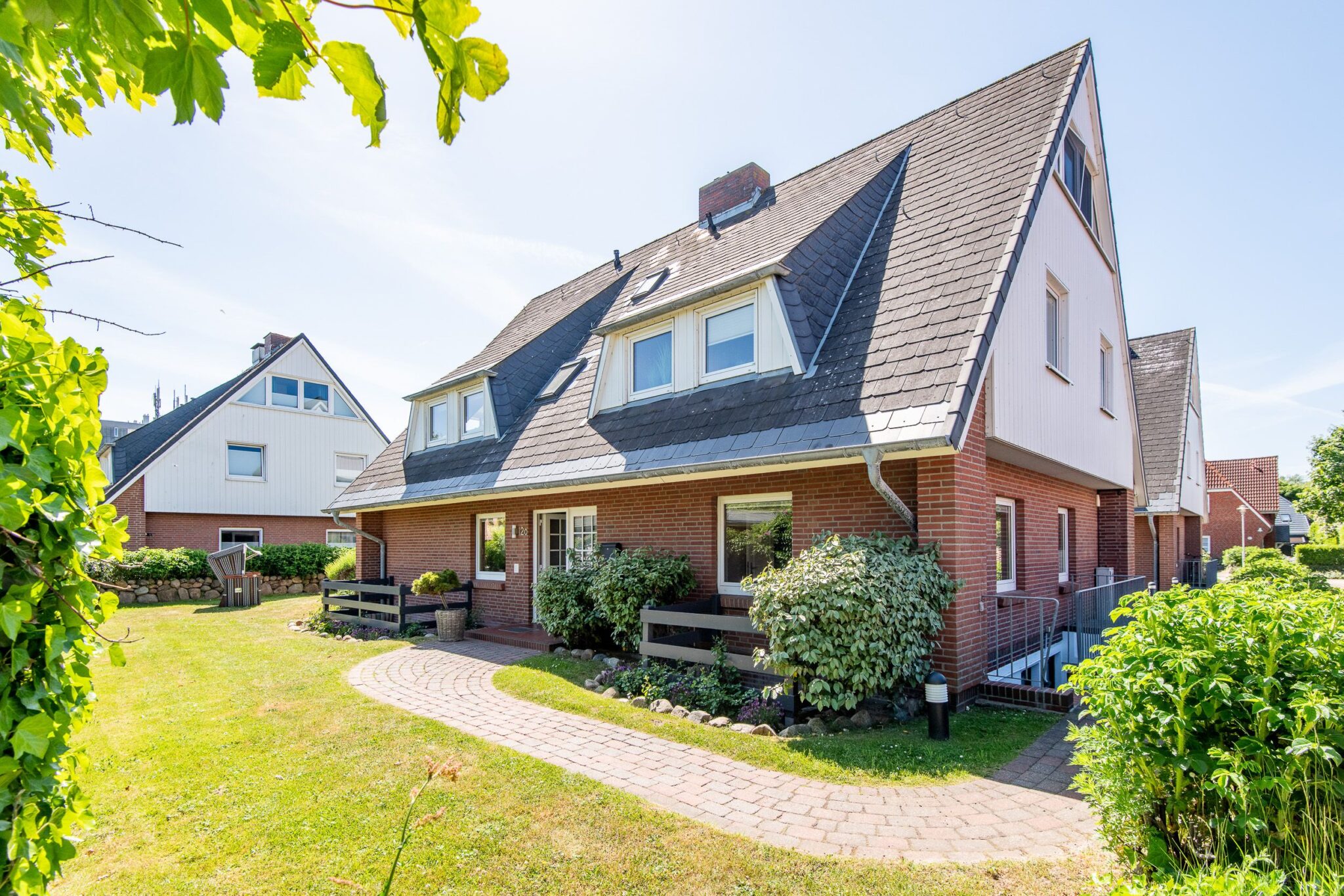 Garten zu Ferienwohnung auf Sylt