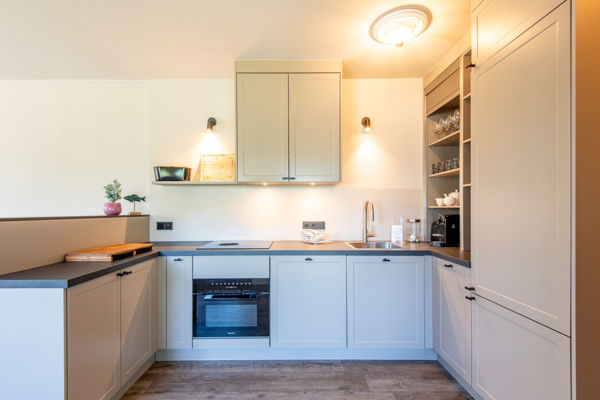 Küche in Ferienwohnung auf Sylt