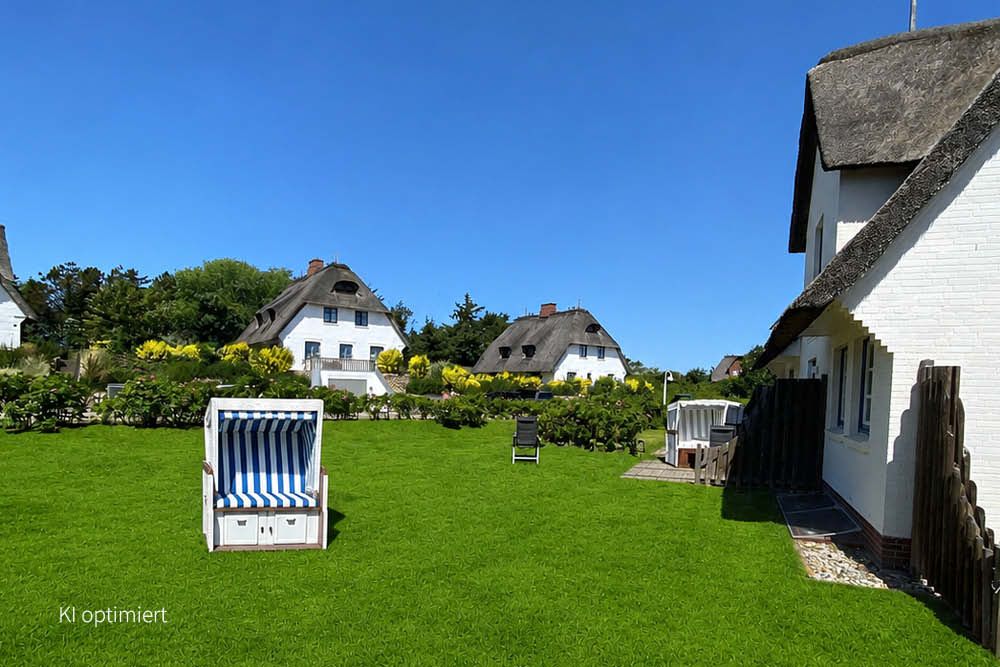 Strandkorb zu Ferienwohnung auf Sylt