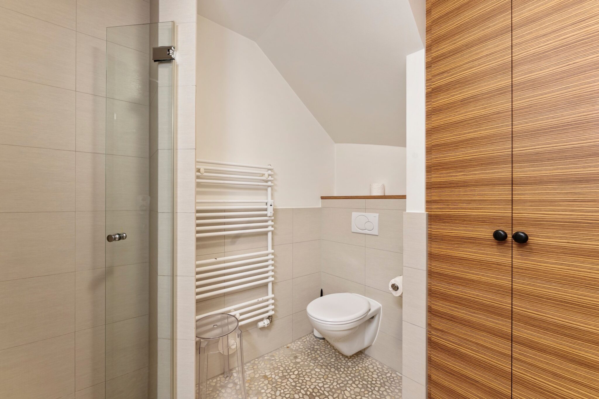 Toilette in Ferienhaus auf Sylt