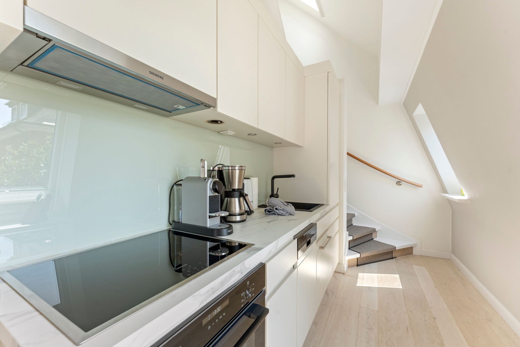 Küche in Ferienhaus auf Sylt