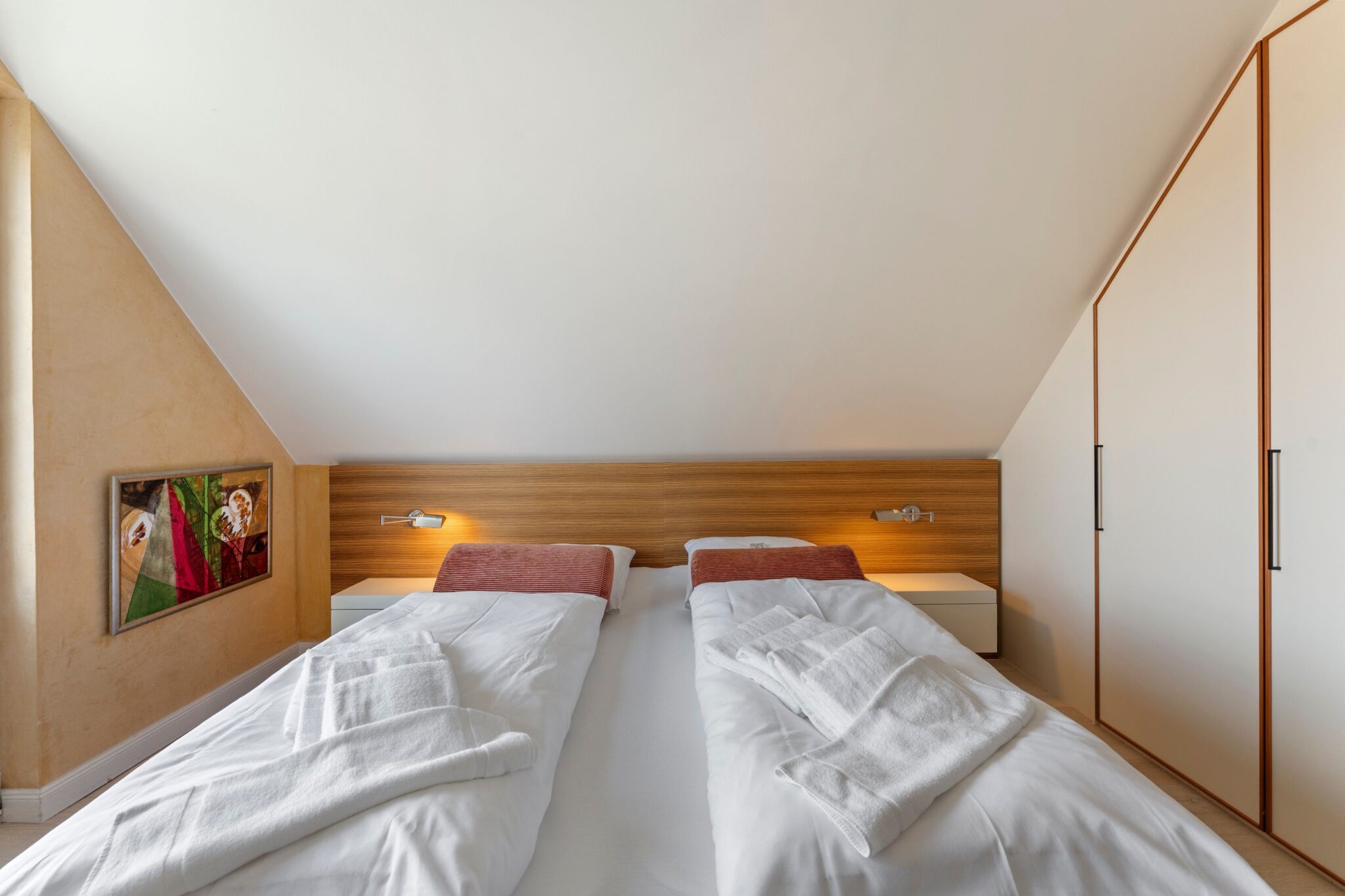 Schlafzimmer in Ferienhaus auf Sylt