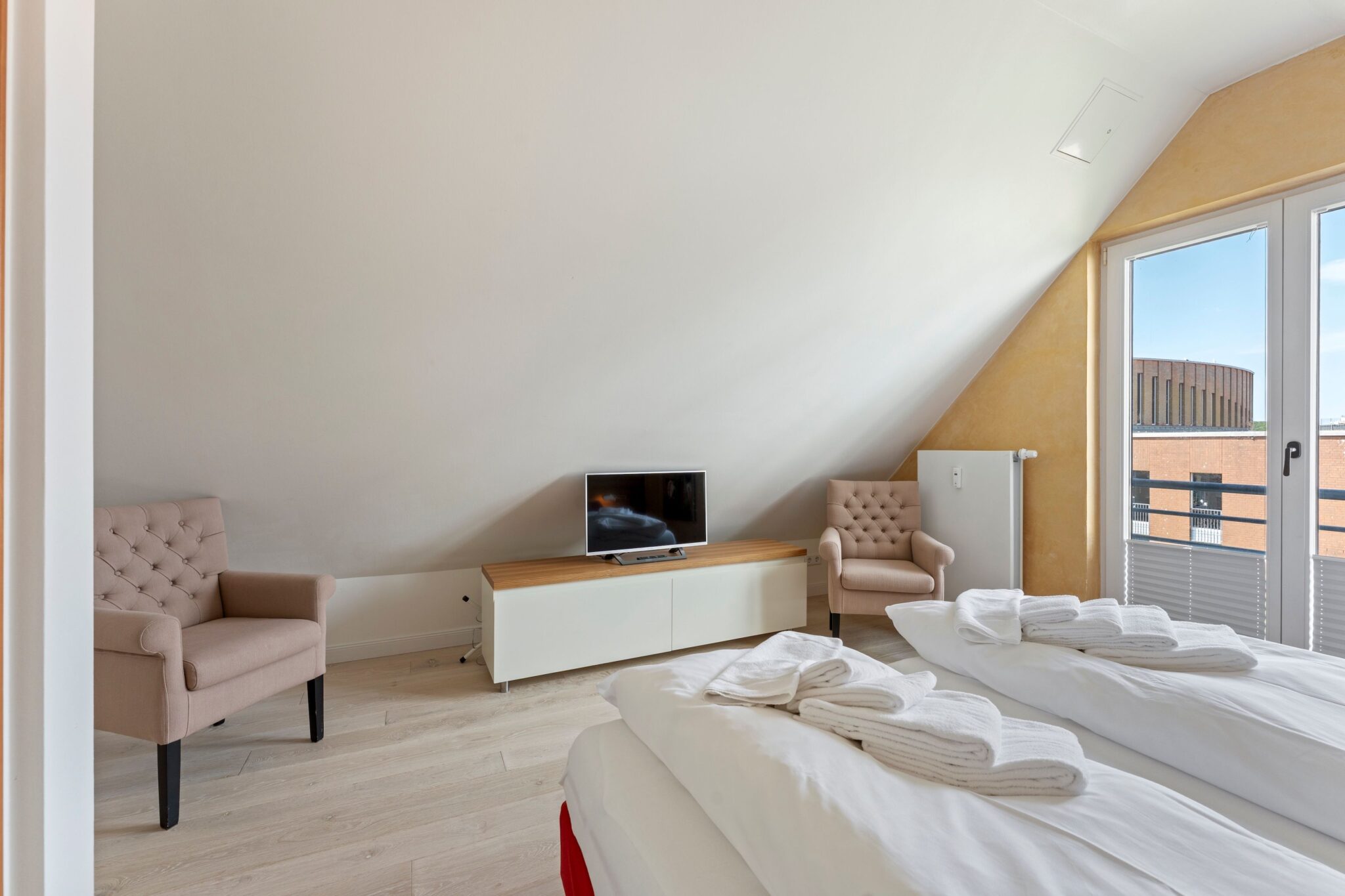 Fernseher in Ferienhaus auf Sylt