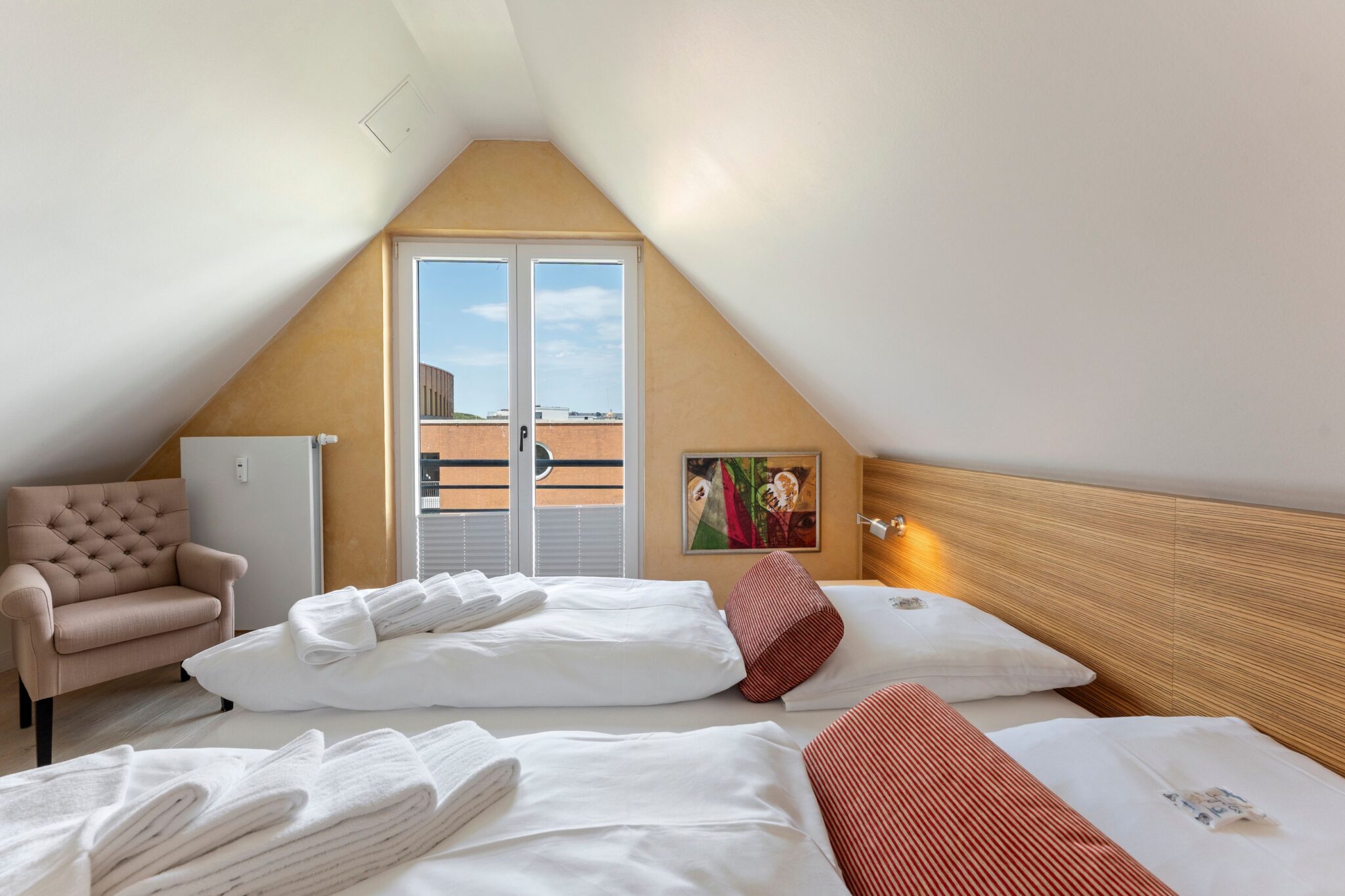 Schlafzimmer in Ferienhaus auf Sylt