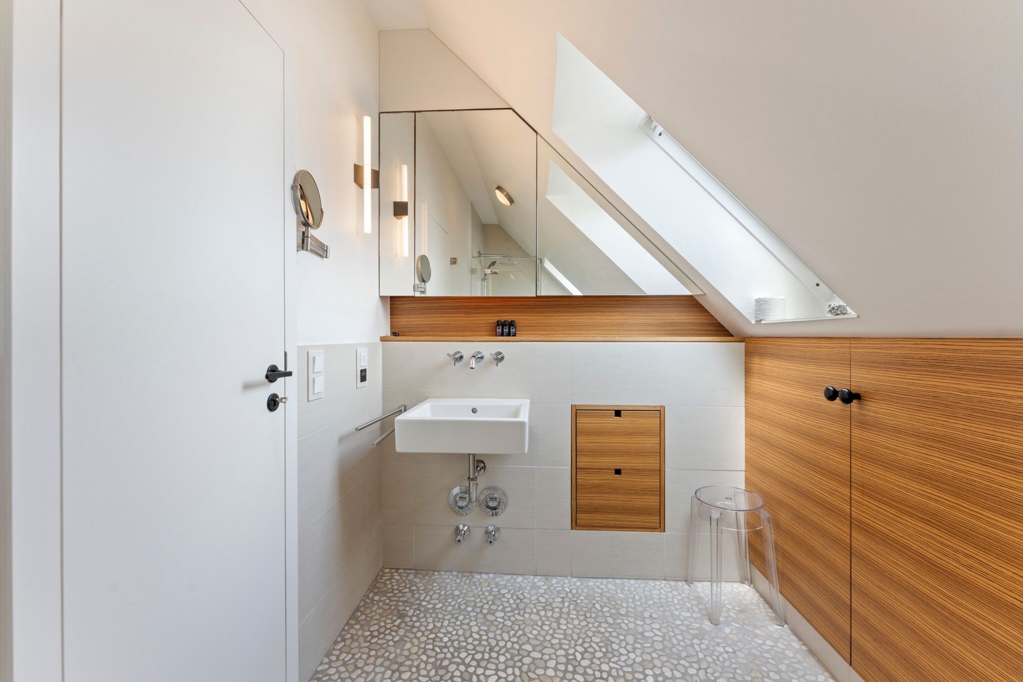 Badezimmer in Ferienhaus auf Sylt