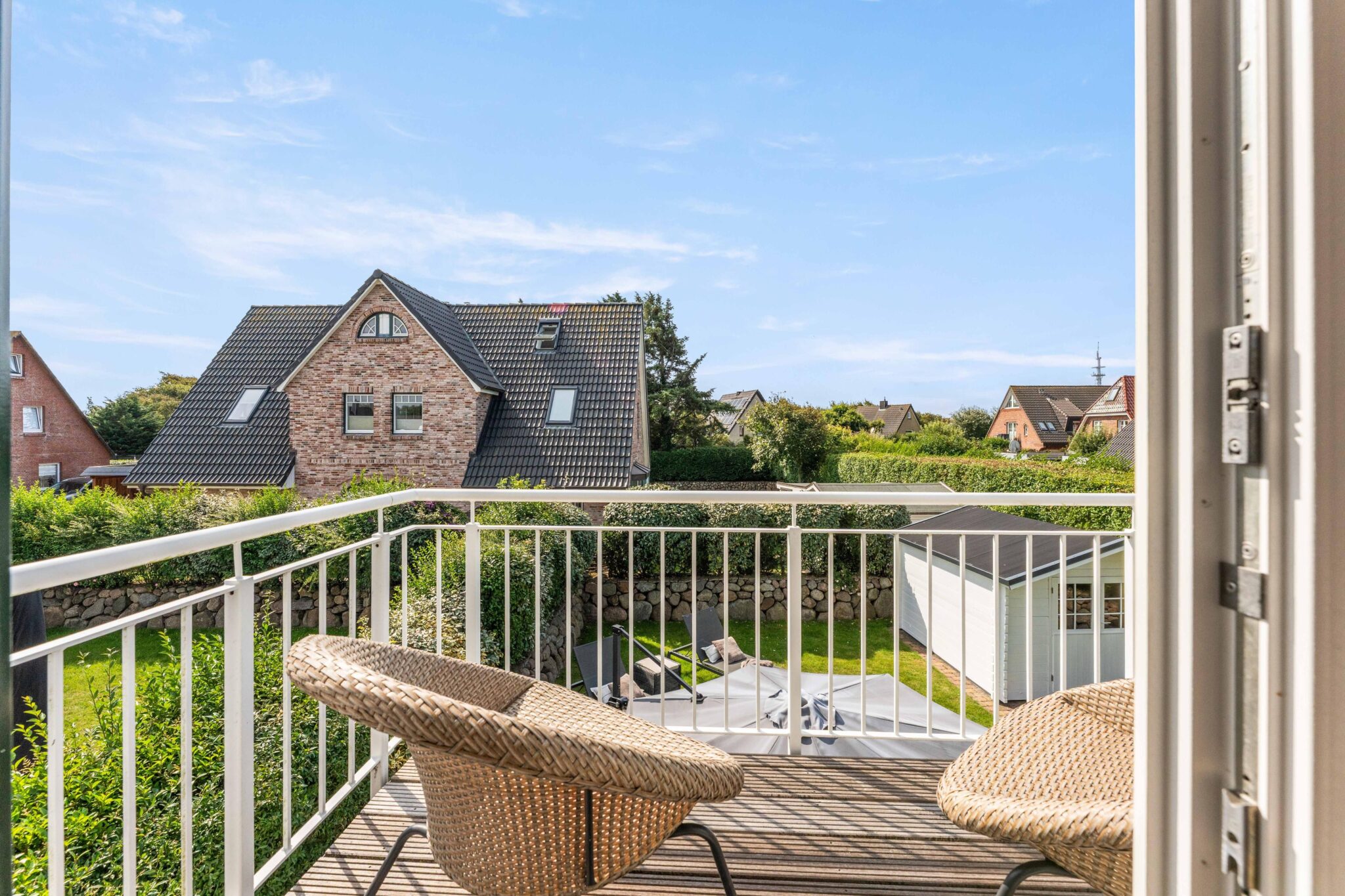 Balkon in Ferienwohnung auf Sylt