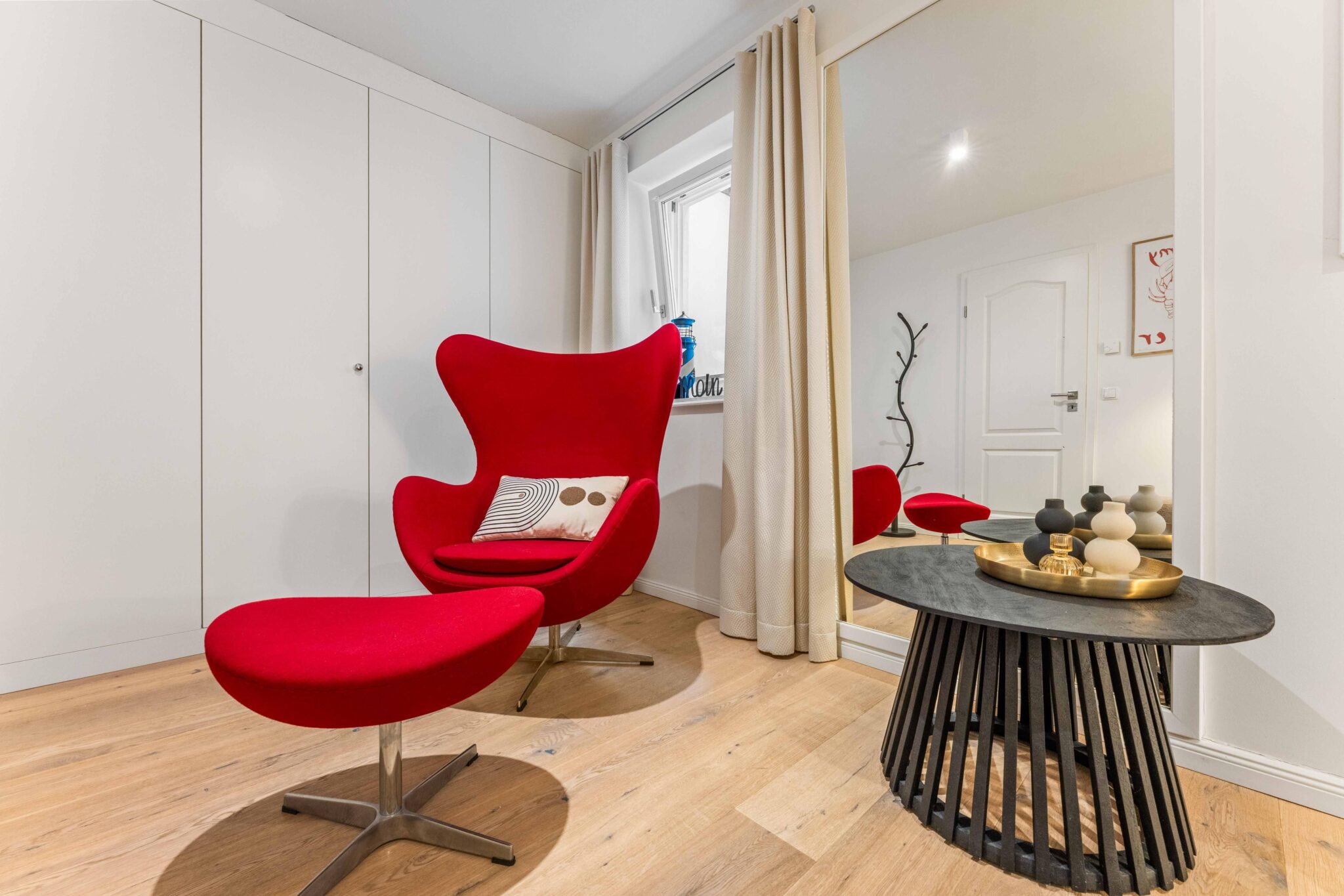 Sessel in Ferienwohnung auf Sylt