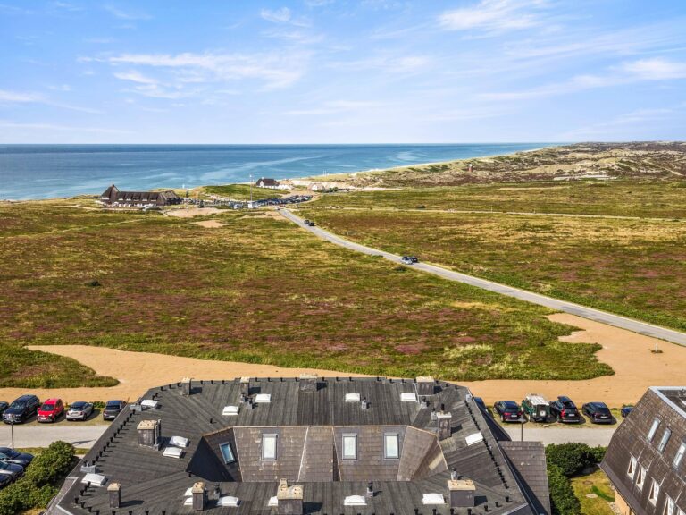 Panoramablick über die Heide zur Nordsee
