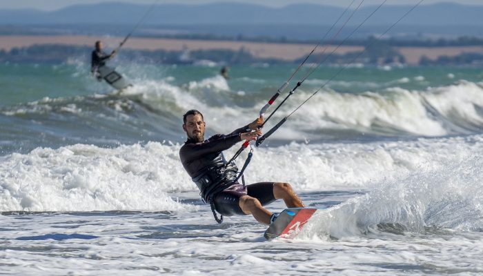 Kitesurfer auf Sylt