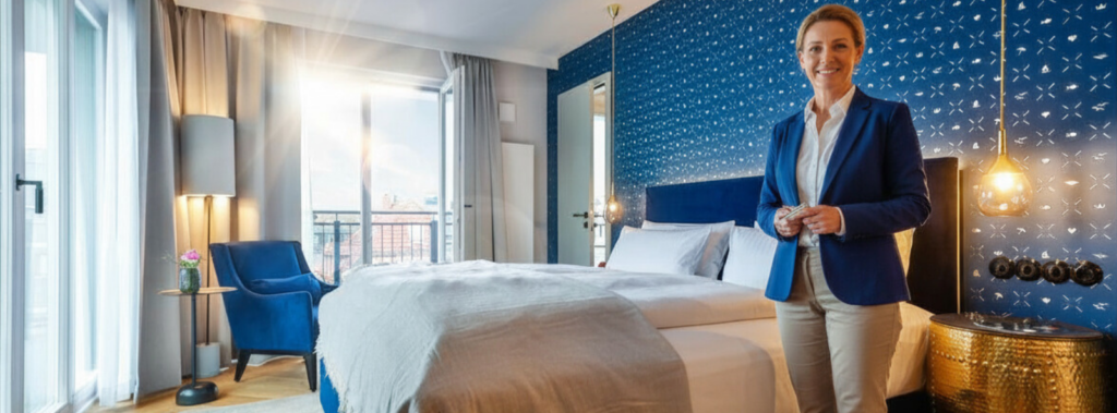 Hausdame im Penthouse